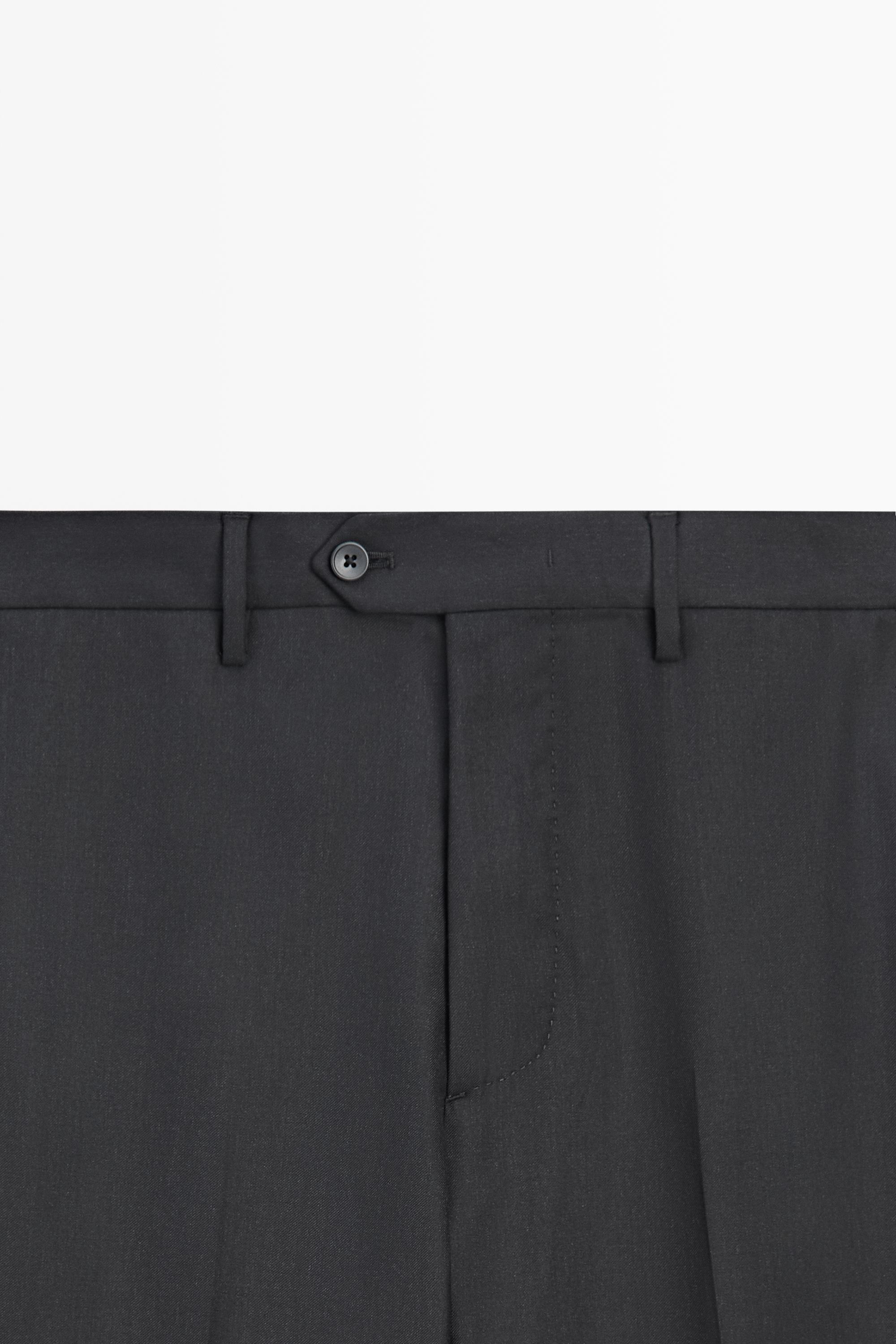 100% wool suit pants