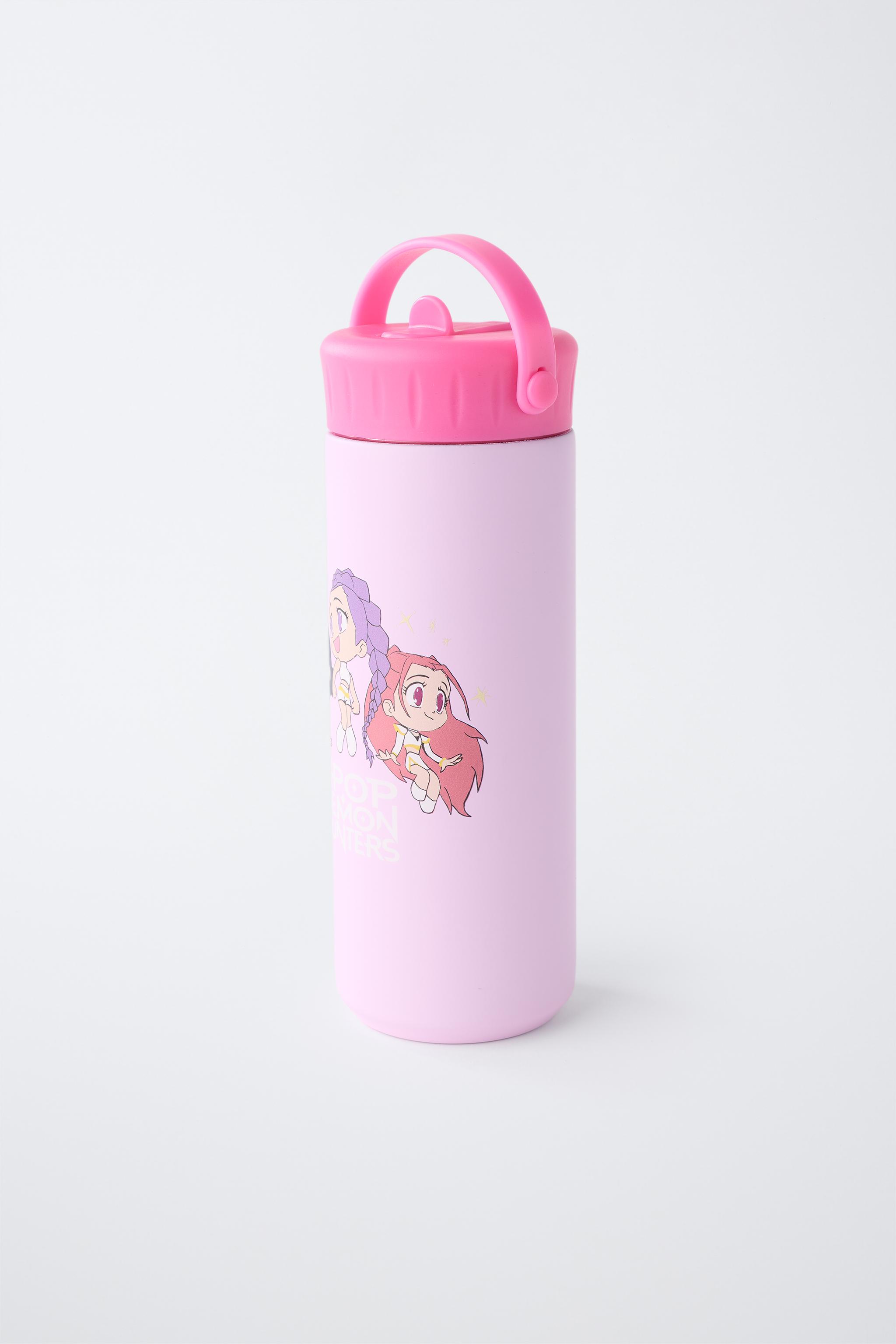 KPOP DEMON HUNTERS™ NETFLIX © 600ML STEEL BOTTLE — Pink