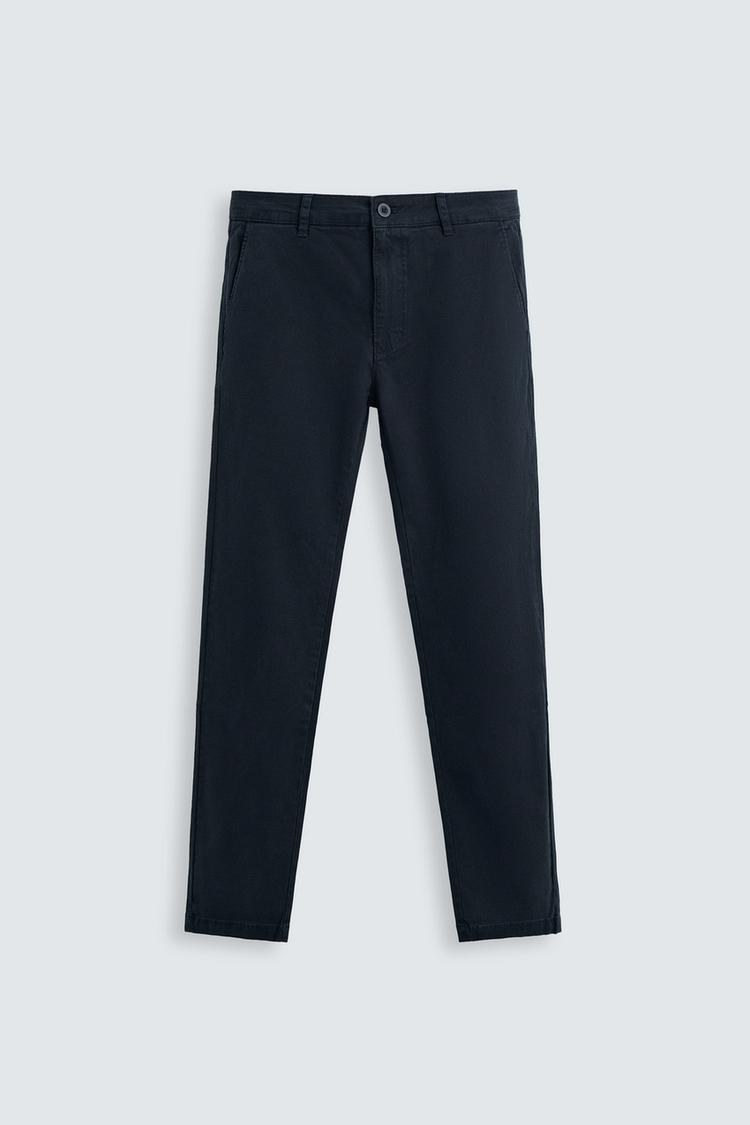 ZARA SKINNY FIT CHINO TROUSERS