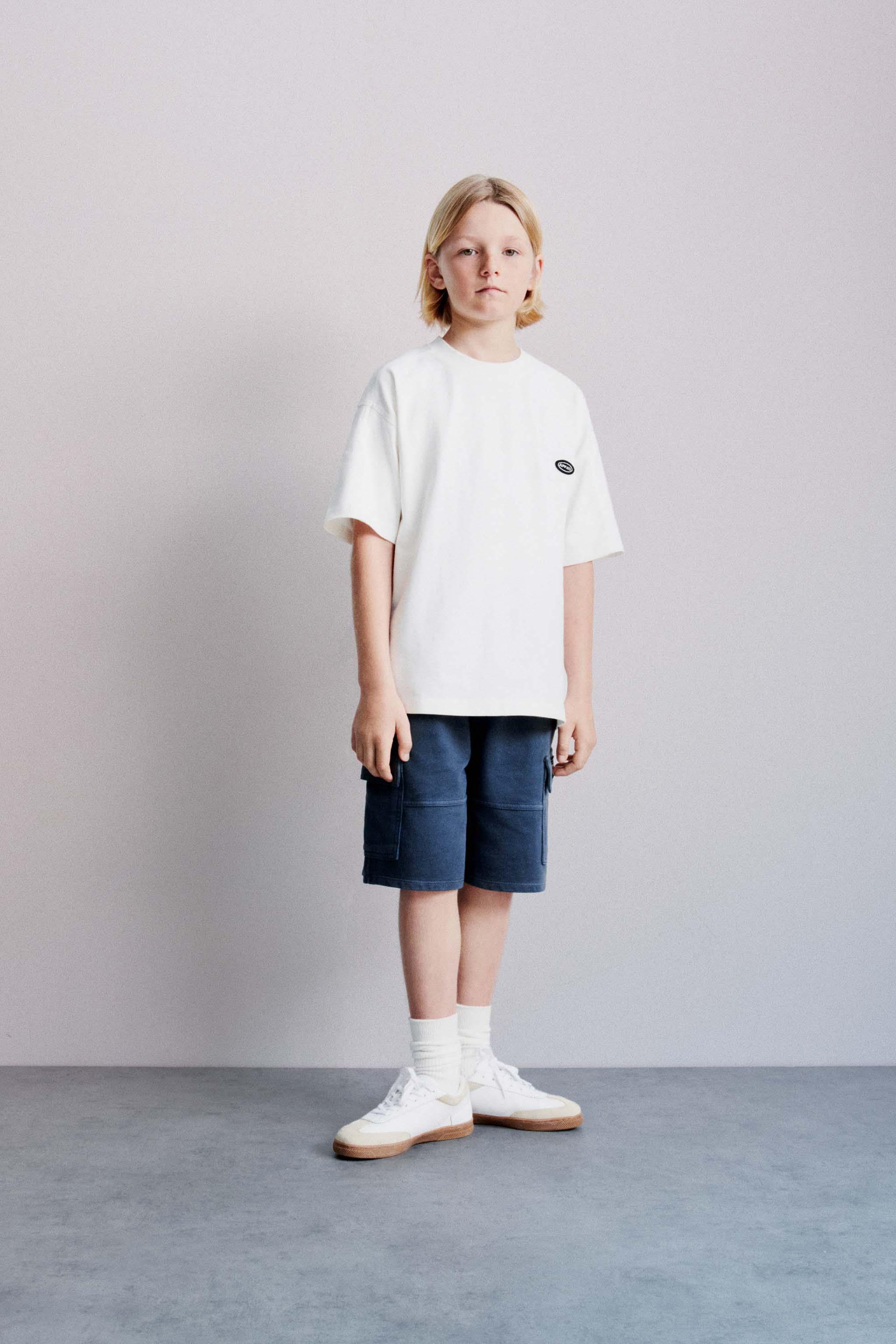 LABEL CARGO SHORTS - Sand | ZARA United States