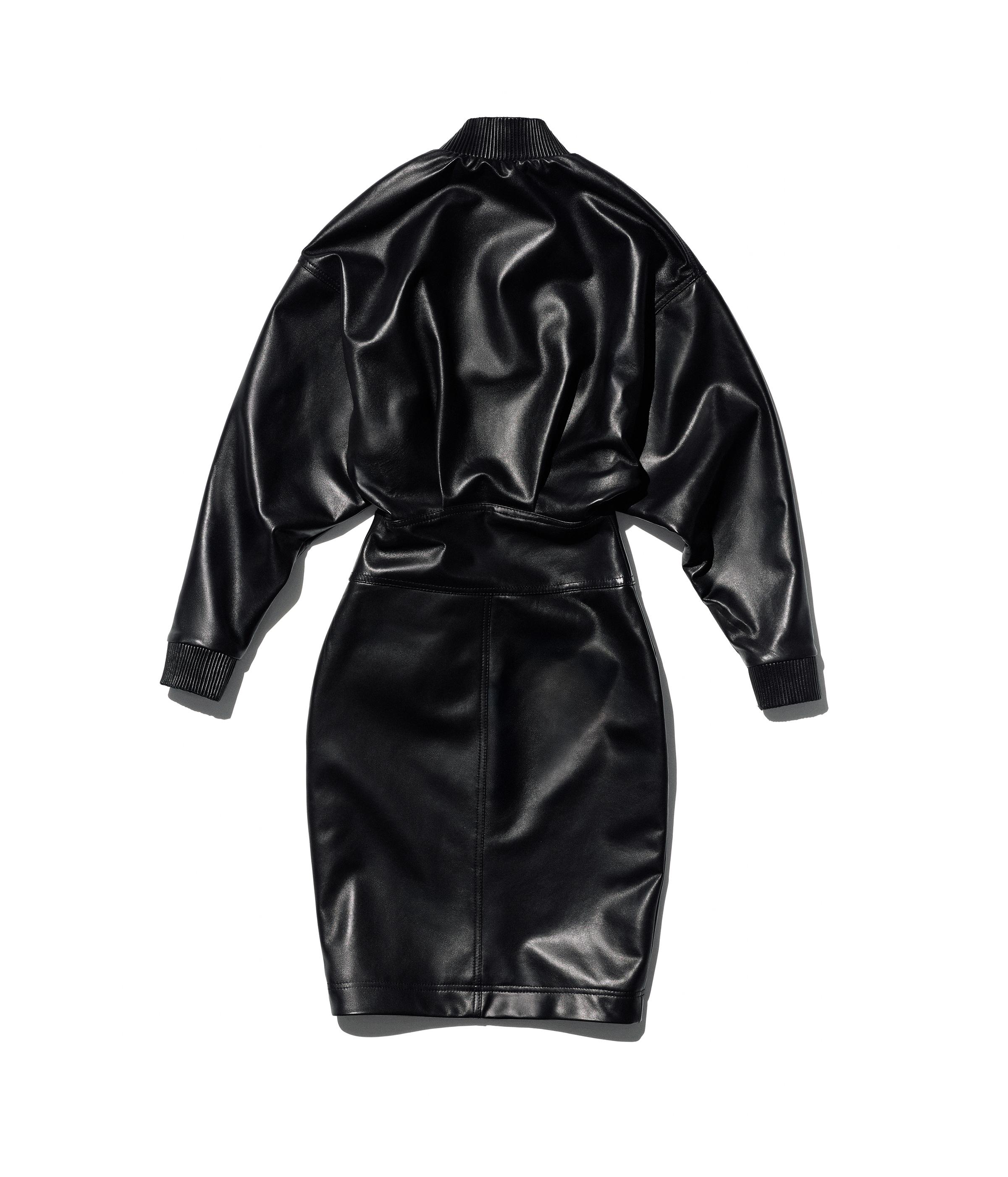 NAOMI CAMPBELL BIKER DRESS - Black | ZARA Canada
