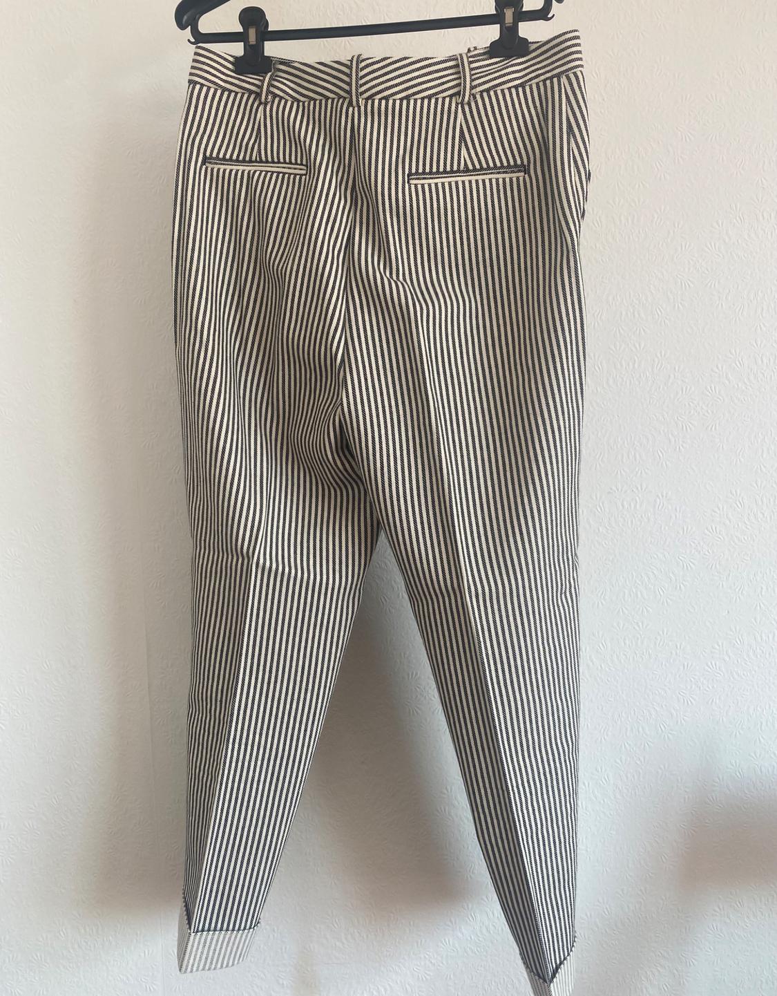 STRIPED NARROW TROUSERS - Image 5