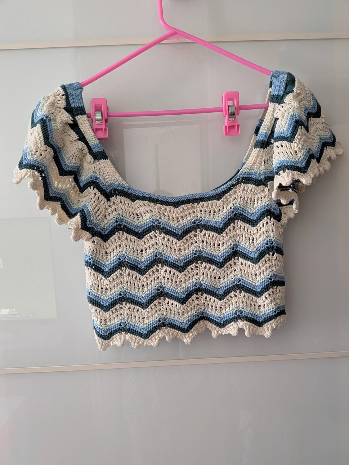 KNIT CROCHET TOP - Image 2