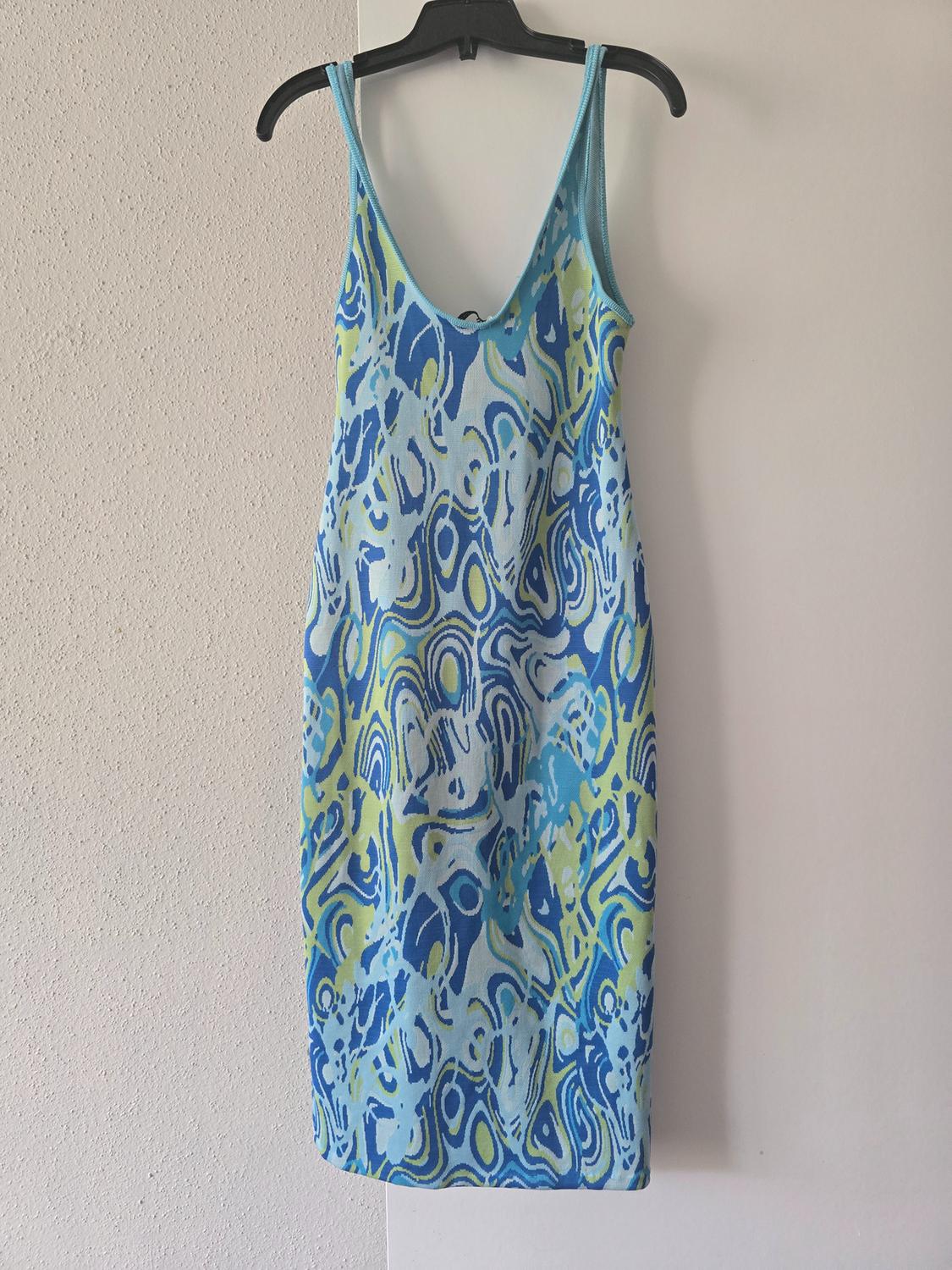 CUT OUT JACQUARD DRESS - Image 2