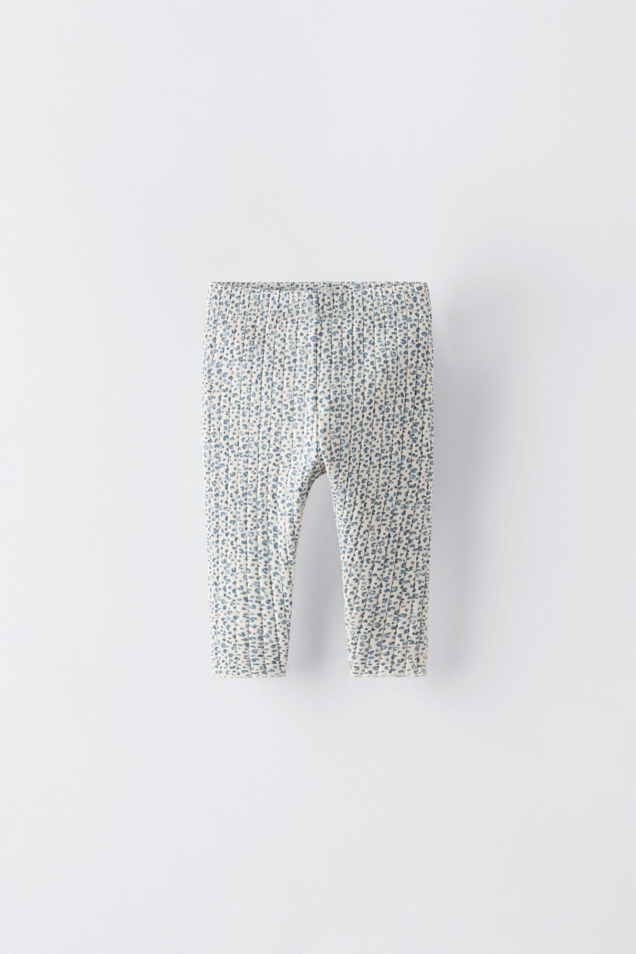 ANIMAL PRINT LEGGINGS Blue Gray ZARA Canada