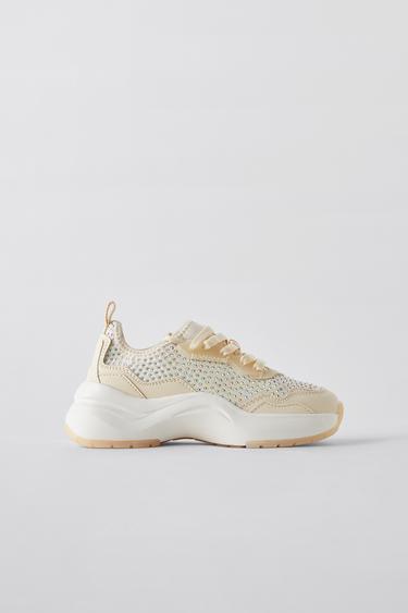 TENNIS BRILLANTS - Beige de Zara - Image 0