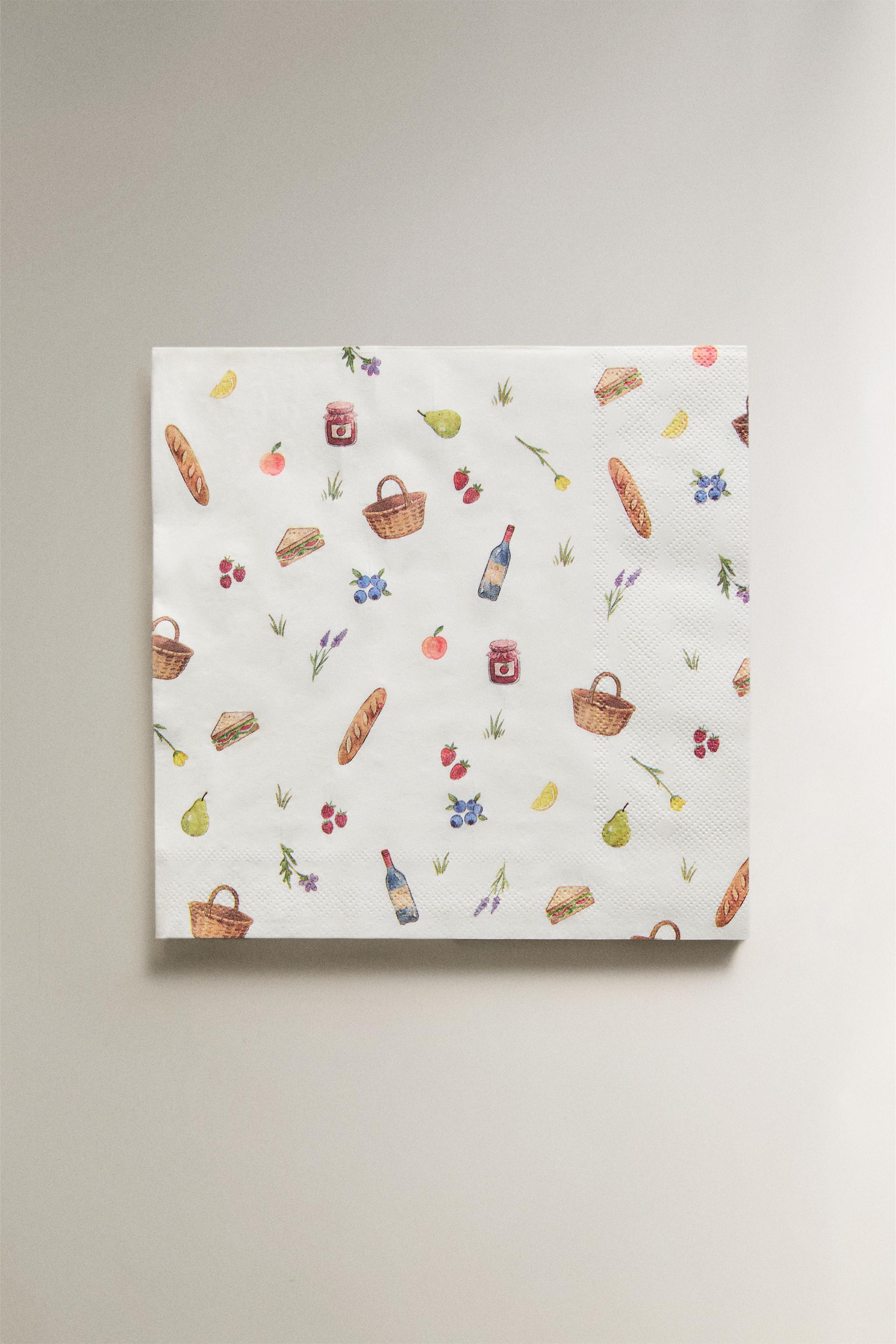 PICNIC PAPER NAPKINS (PACK OF 20)