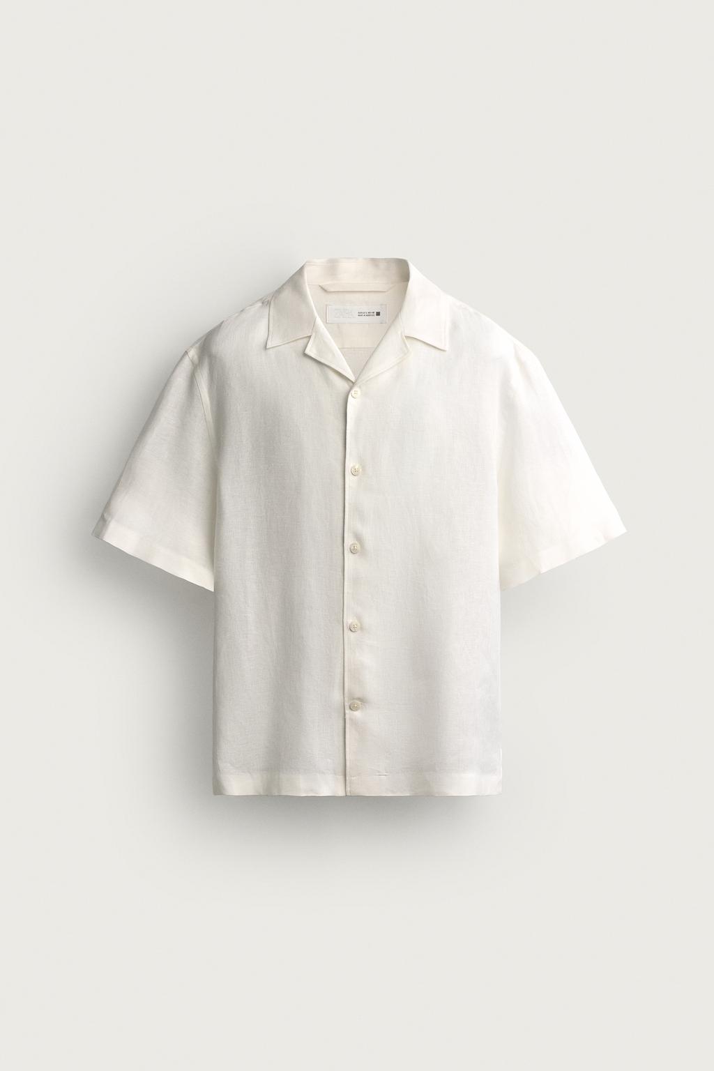 100% LINEN RELAXED FIT SHIRT