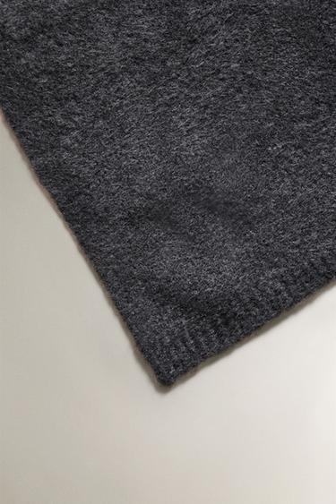 KNIT THROW - Blue by Zara - Image 1