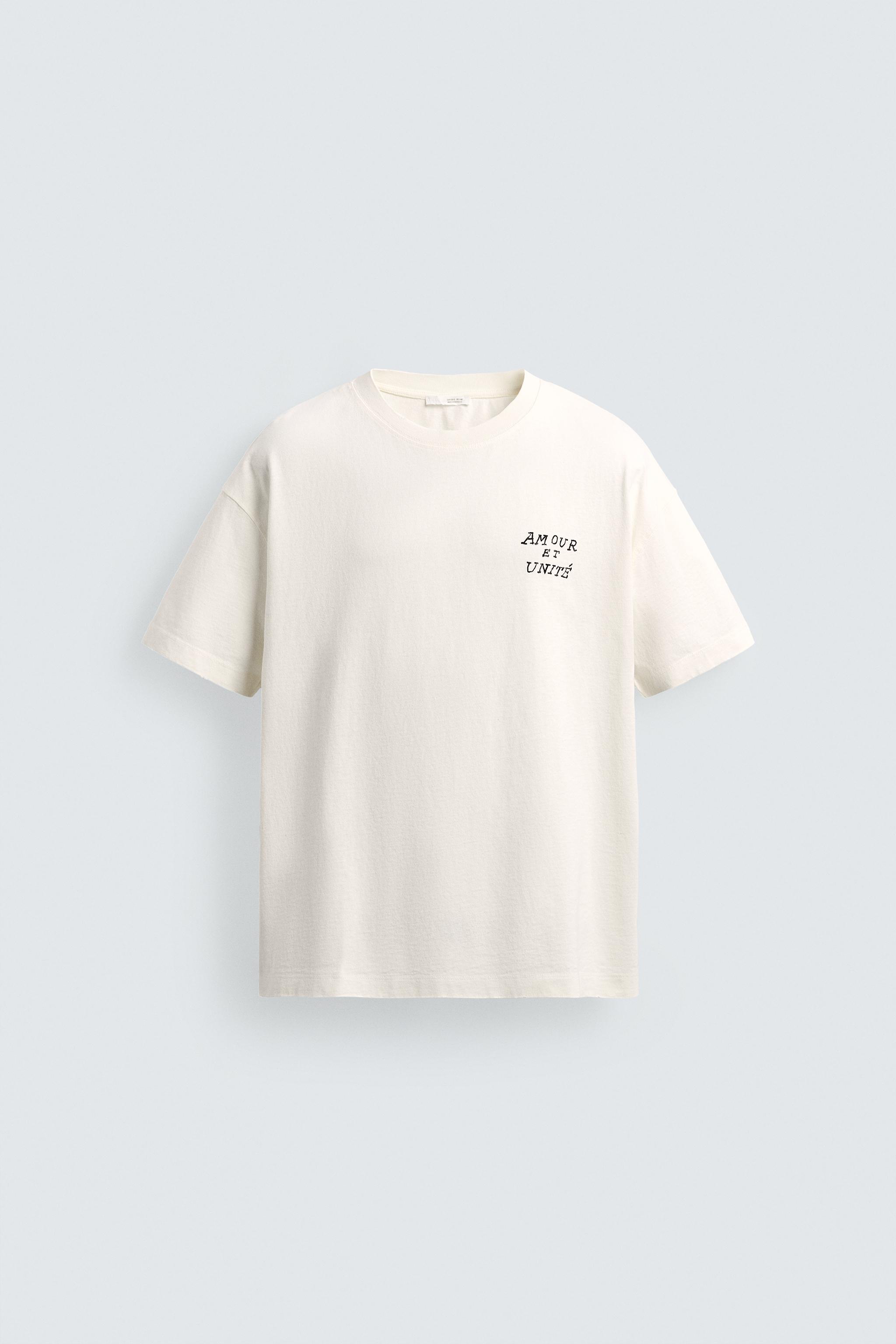 PRINTED TEXT T-SHIRT