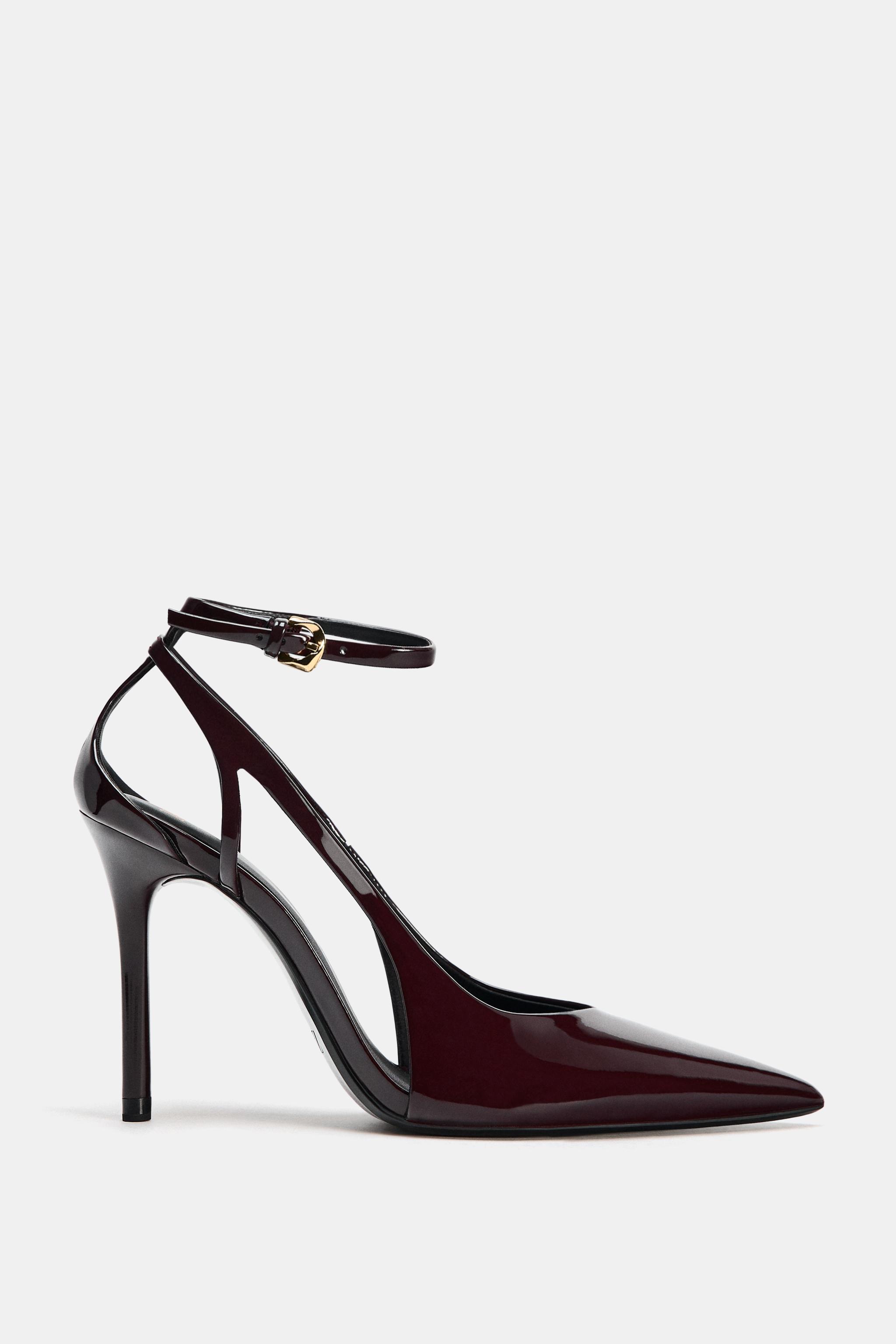 Zara Shoes Sapatos Vermelhos Zara ZARA NEW WOMAN STRAPPY SATIN