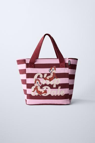 CHIP AND DALE © DISNEY TOTE BAG - Pink by Zara