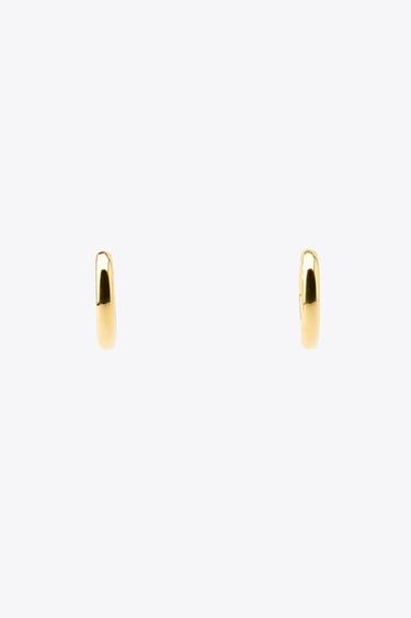 PENDIENTES ARO WATERPROOF - Dorado de Zara