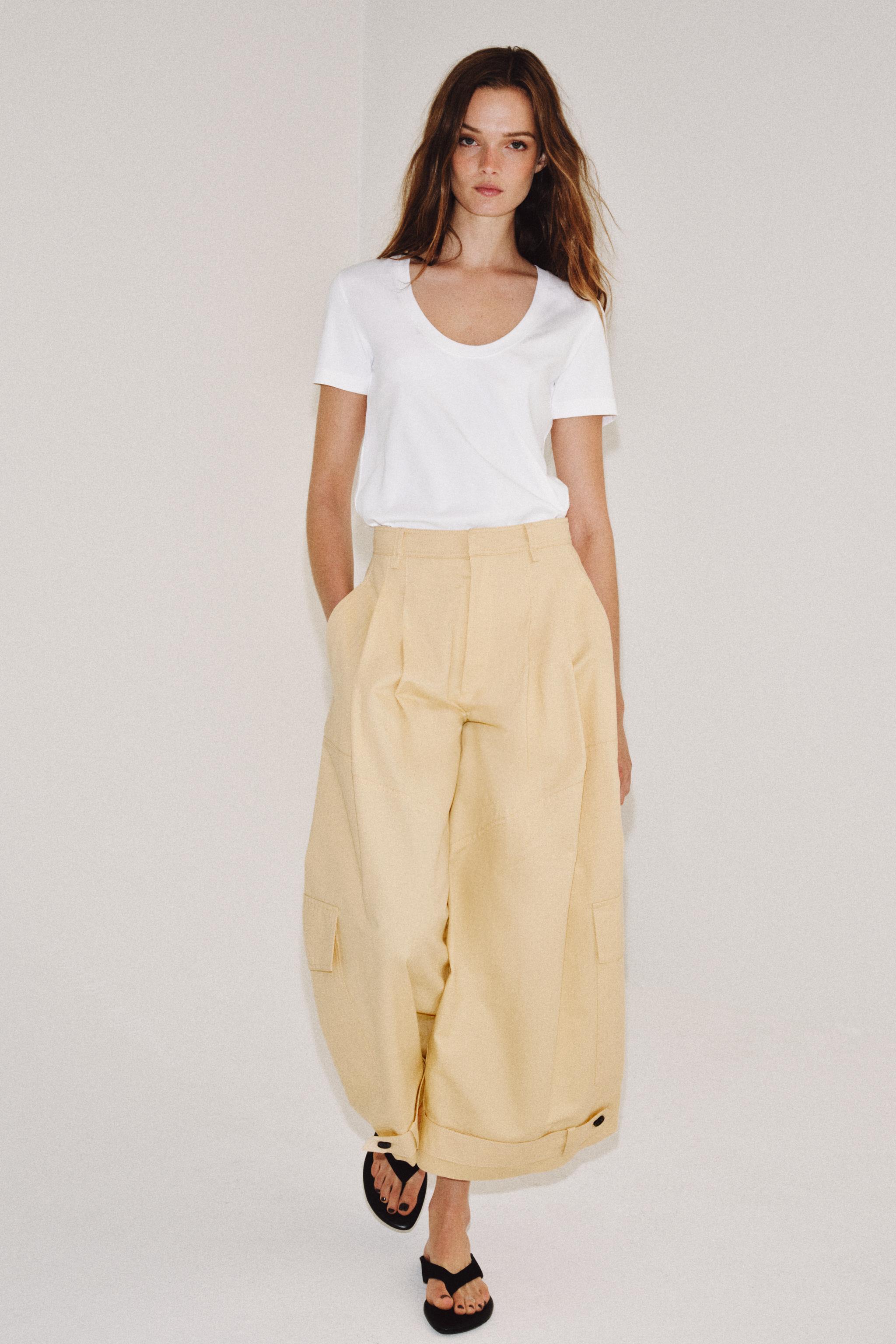 INTERLOCK SHORT SLEEVE T-SHIRT — Oyster-white