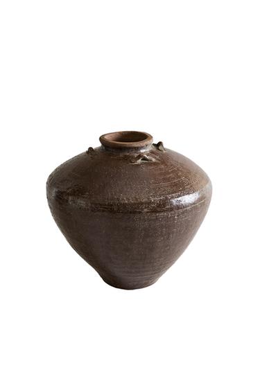 ΒΑΖΟ ΚΕΡΑΜΙΚΟ ΤΕΡΑΚΟΤΑ - Καφέ / Ποντικί του Zara