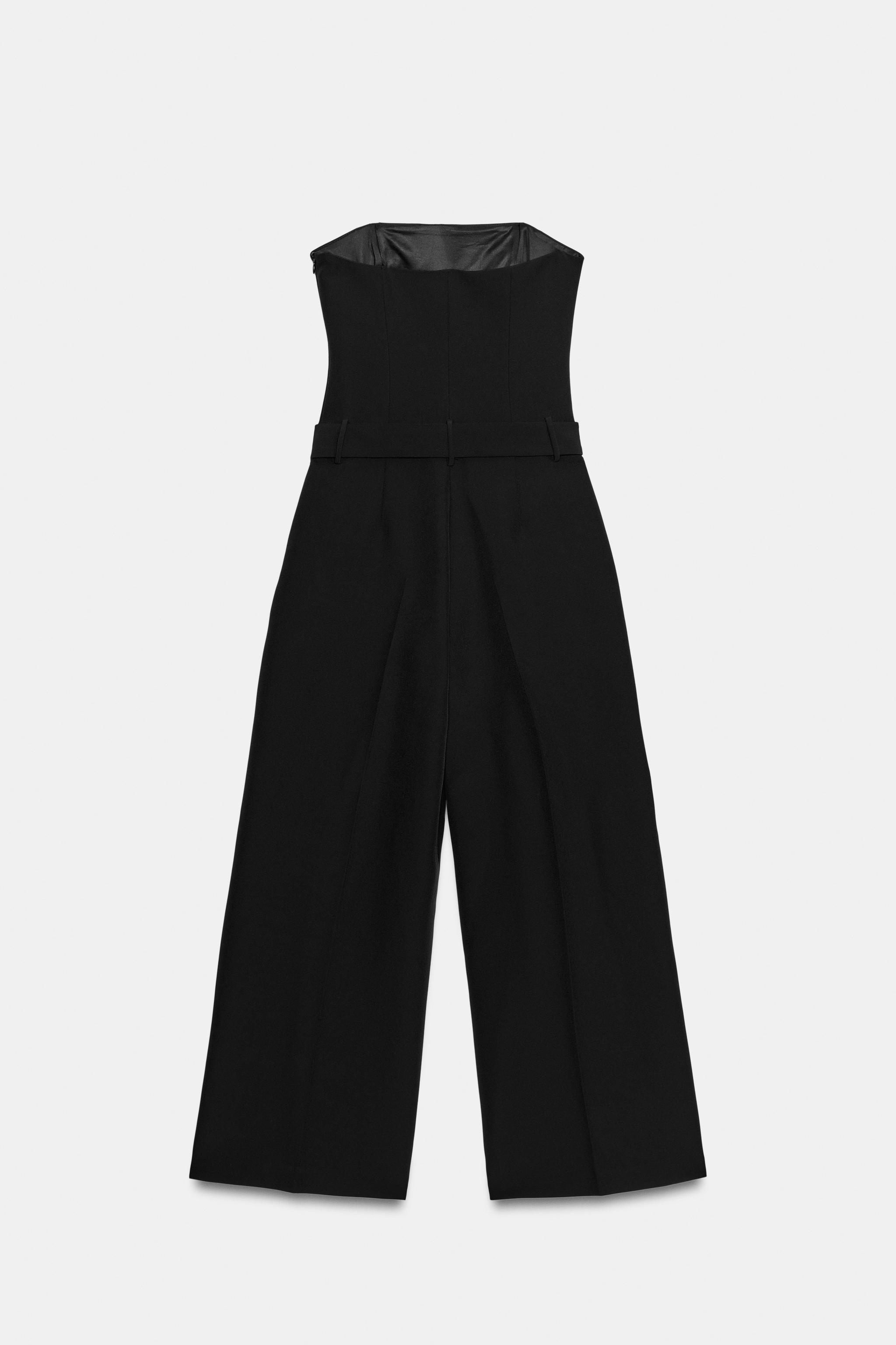 LONG JUMPSUIT WITH BUTTONS AND BELT