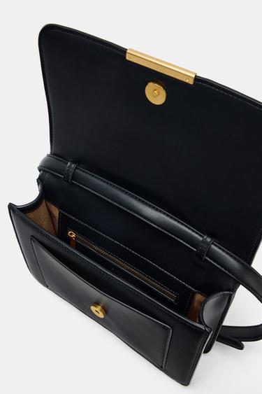 SAC BANDOULIÈRE DÉTAIL MÉTALLIQUE - Noir de Zara - Image 4