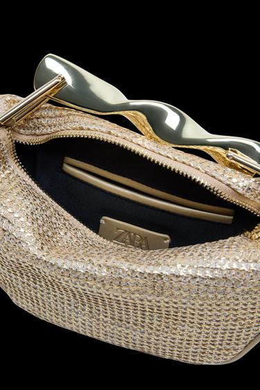 MINI-TASCHE MIT METALLHENKEL - Goldfarben von Zara