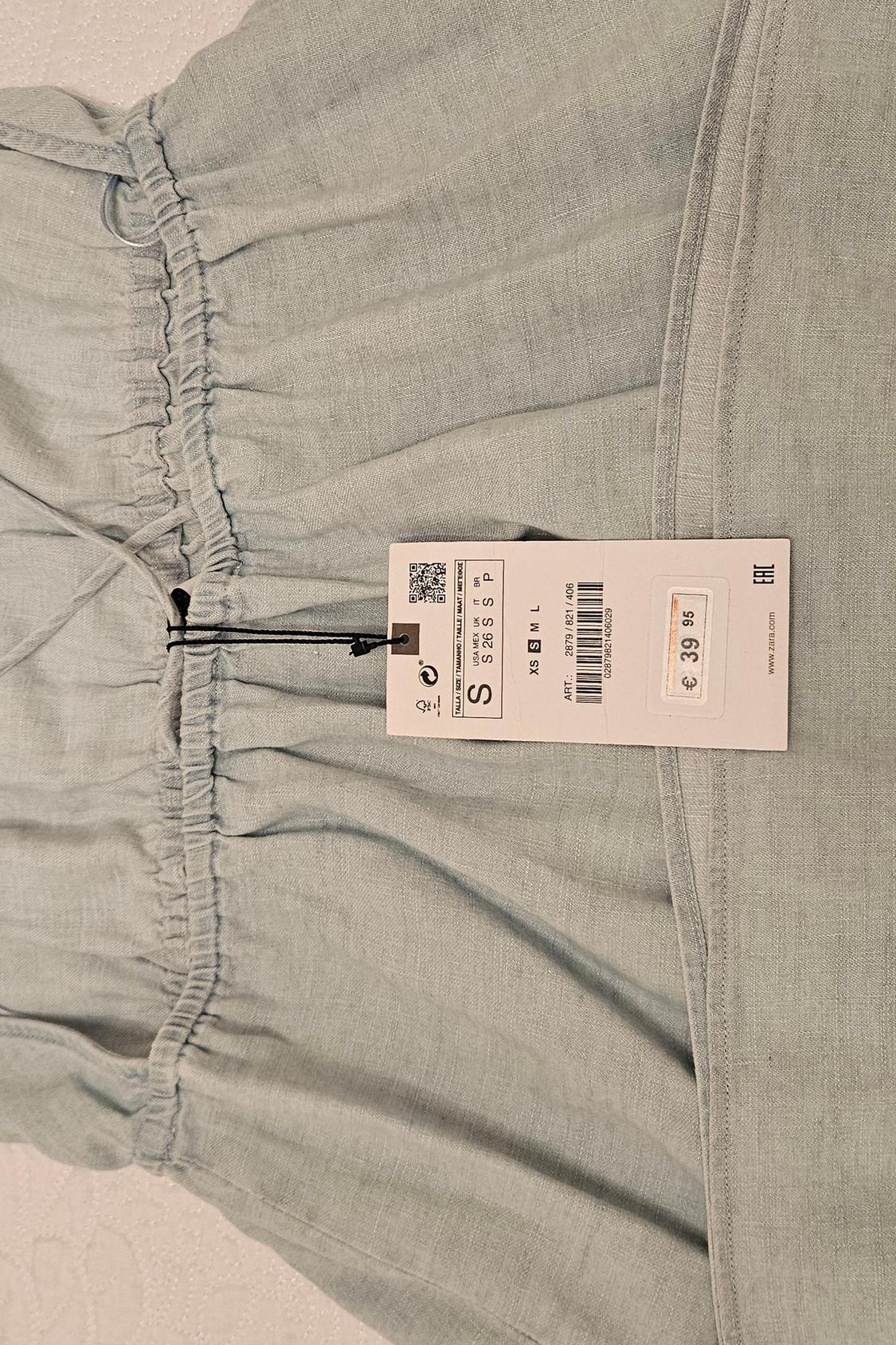 LINEN BLEND MIDI DRESS - Image 5