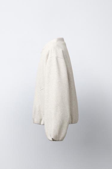 SOFT BOMBER JACKET - Light beige by Zara - Image 2