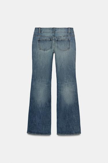 TRF LOW-RISE BOOTCUT JEANS - Blue by Zara - Image 7