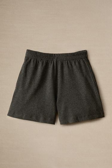 SHORT COURT DROIT - Gris foncé de Zara - Image 4