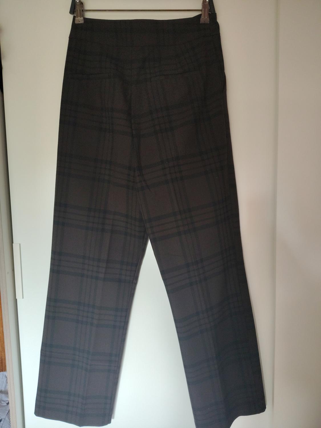 CHECK BAGGY TROUSERS - Image 3