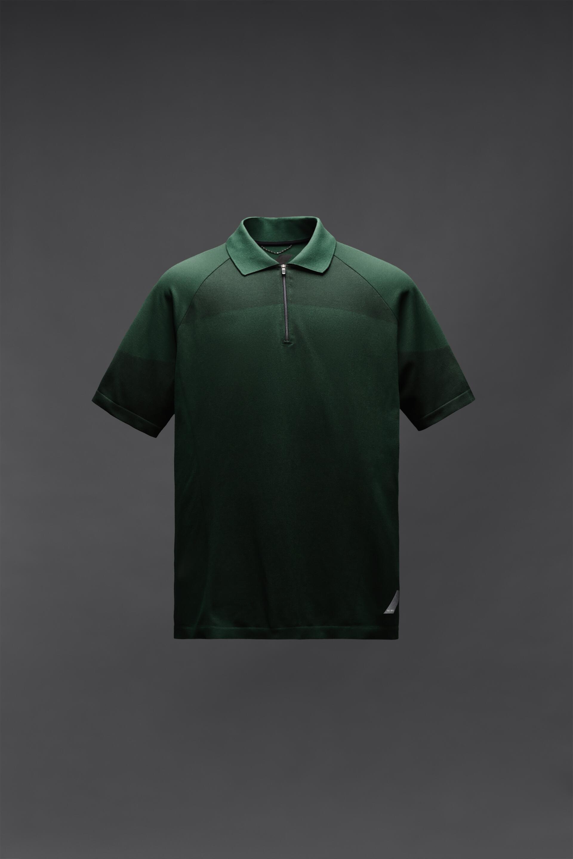 SEAMLESS GOLF POLO SHIRT Green ZARA Spain