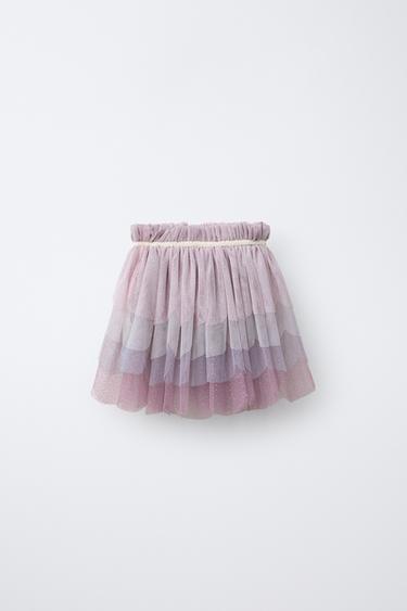 SHINY BUTTERFLY FAIRY COSTUME TULLE SKIRT - Pink by Zara - Image 1