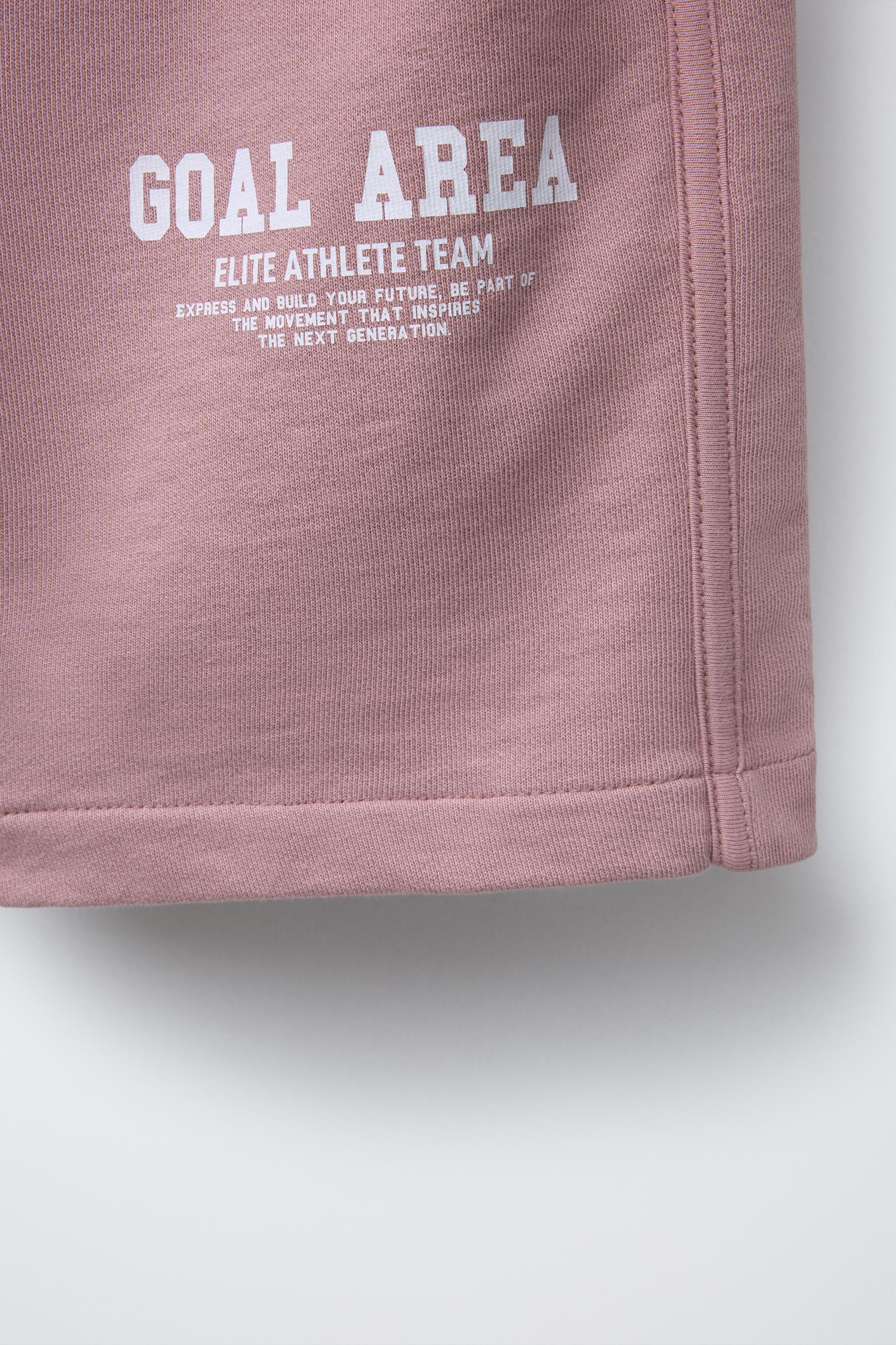 JOGGING GARMENT DYE SHORTS - Pink / Mauve | ZARA United States