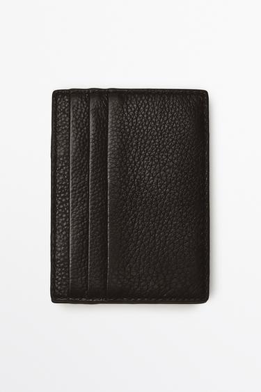 Cartera "magic" piel napa - Negro de Zara
