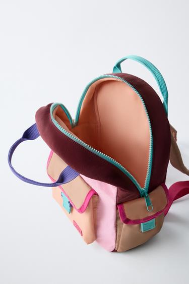 MULTICOLOURED BACKPACK - Pink by Zara - Image 3