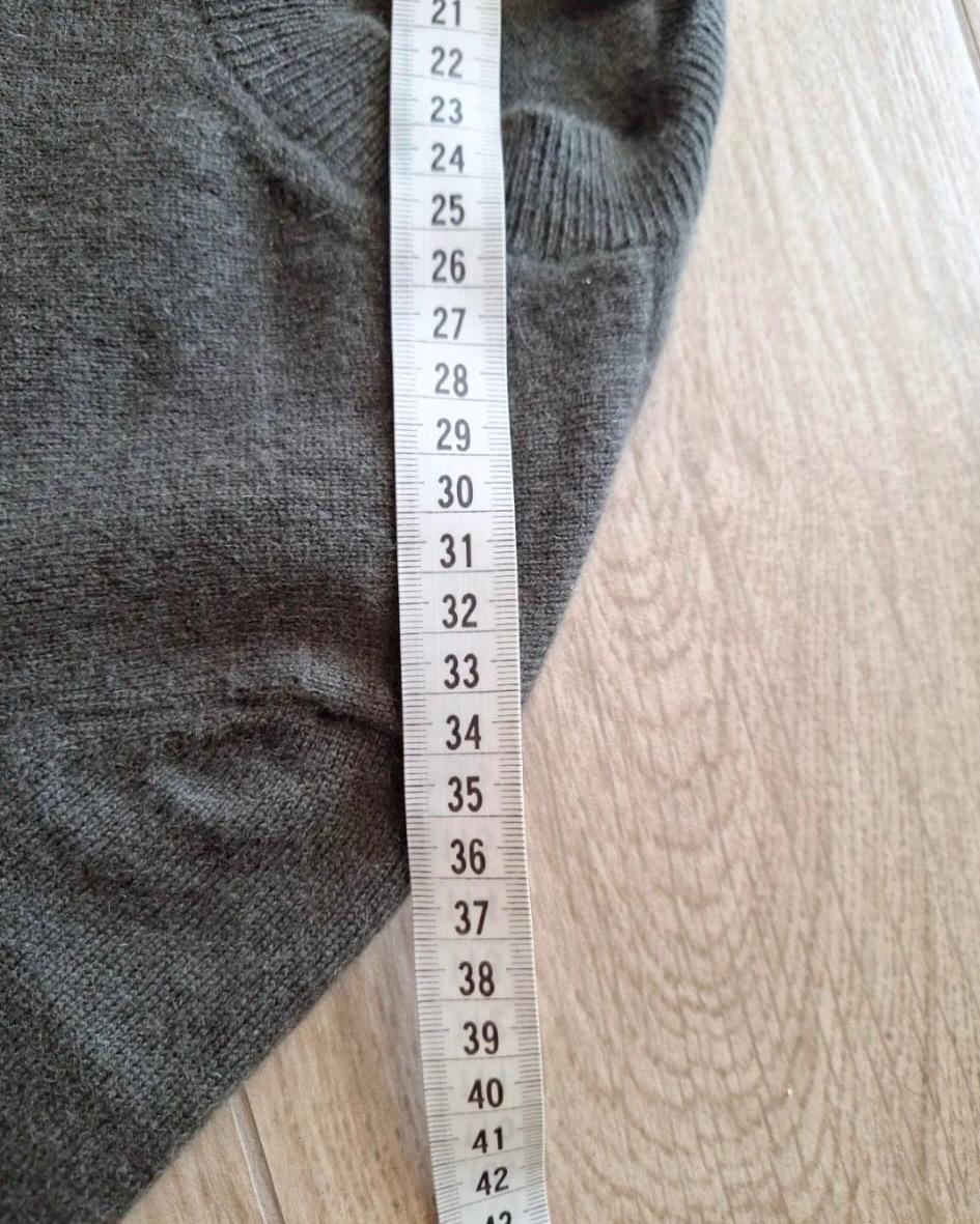 CARDIGAN GRIGIO/VERDE IN CASHMERE - Image 8