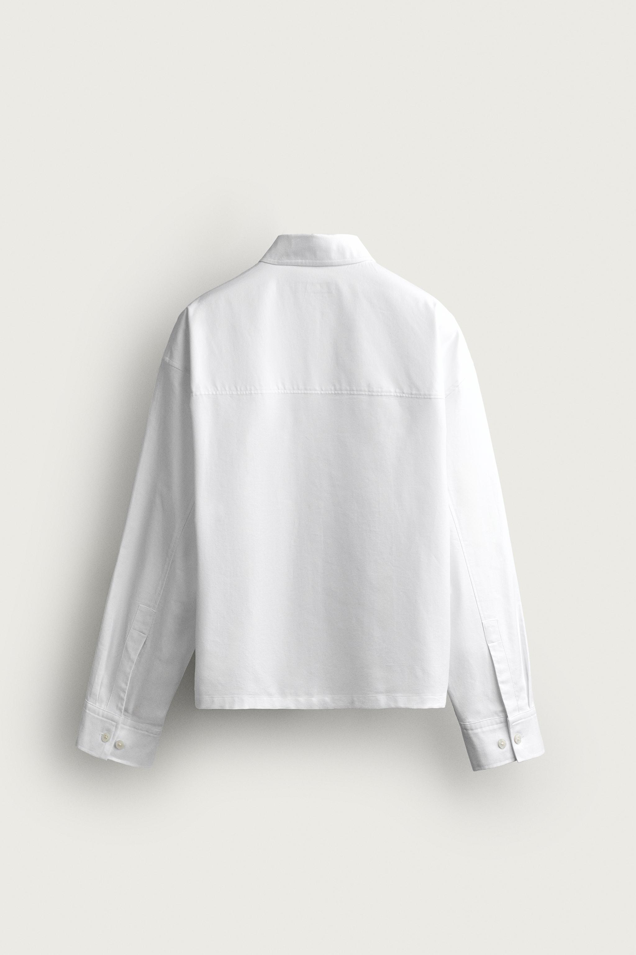 BOXY FIT SHIRT — White