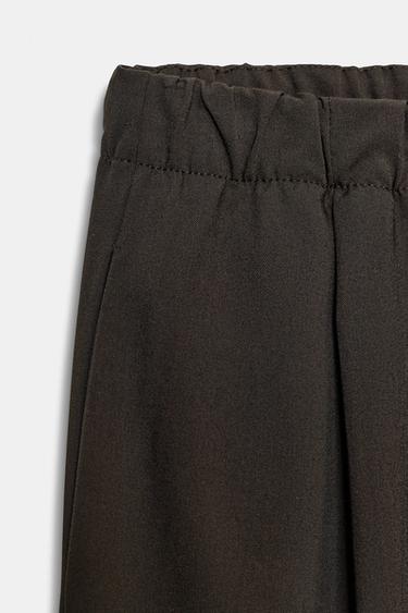 CHECK PYJAMA TROUSERS - Chocolate brown by Zara - Image 9