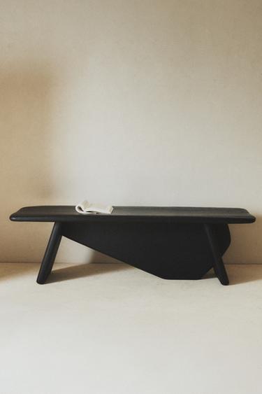 BANC TEXTURE IRRÉGULIÈRE - Noir de Zara