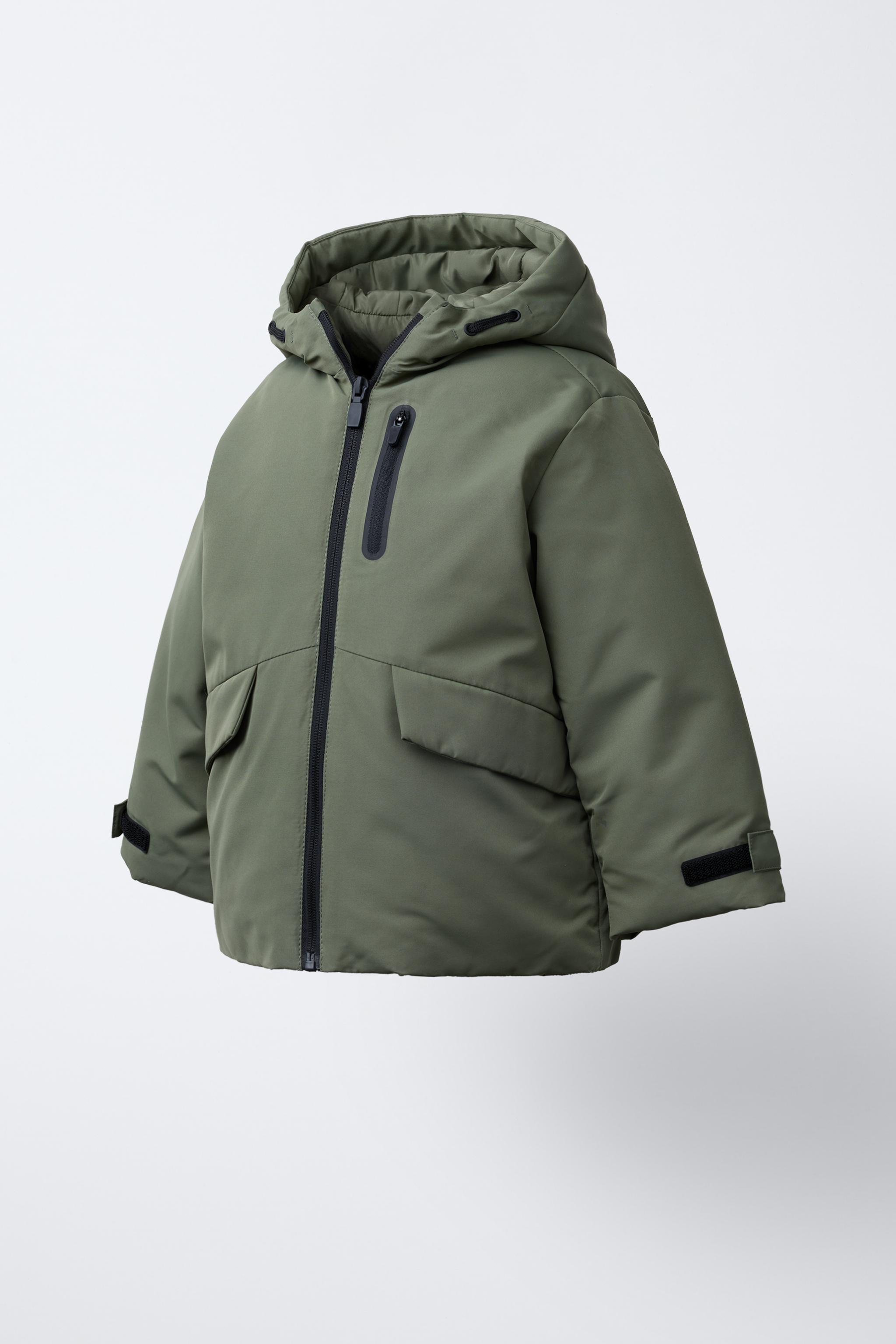 撥水加工パーカ - カーキ | ZARA Japan / 日本