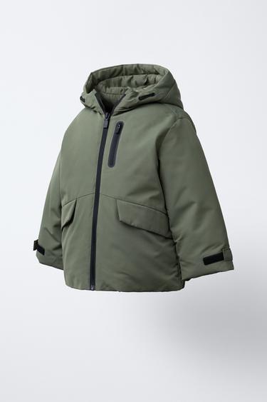 PARKA DÉPERLANTE - Kaki de Zara - Image 1
