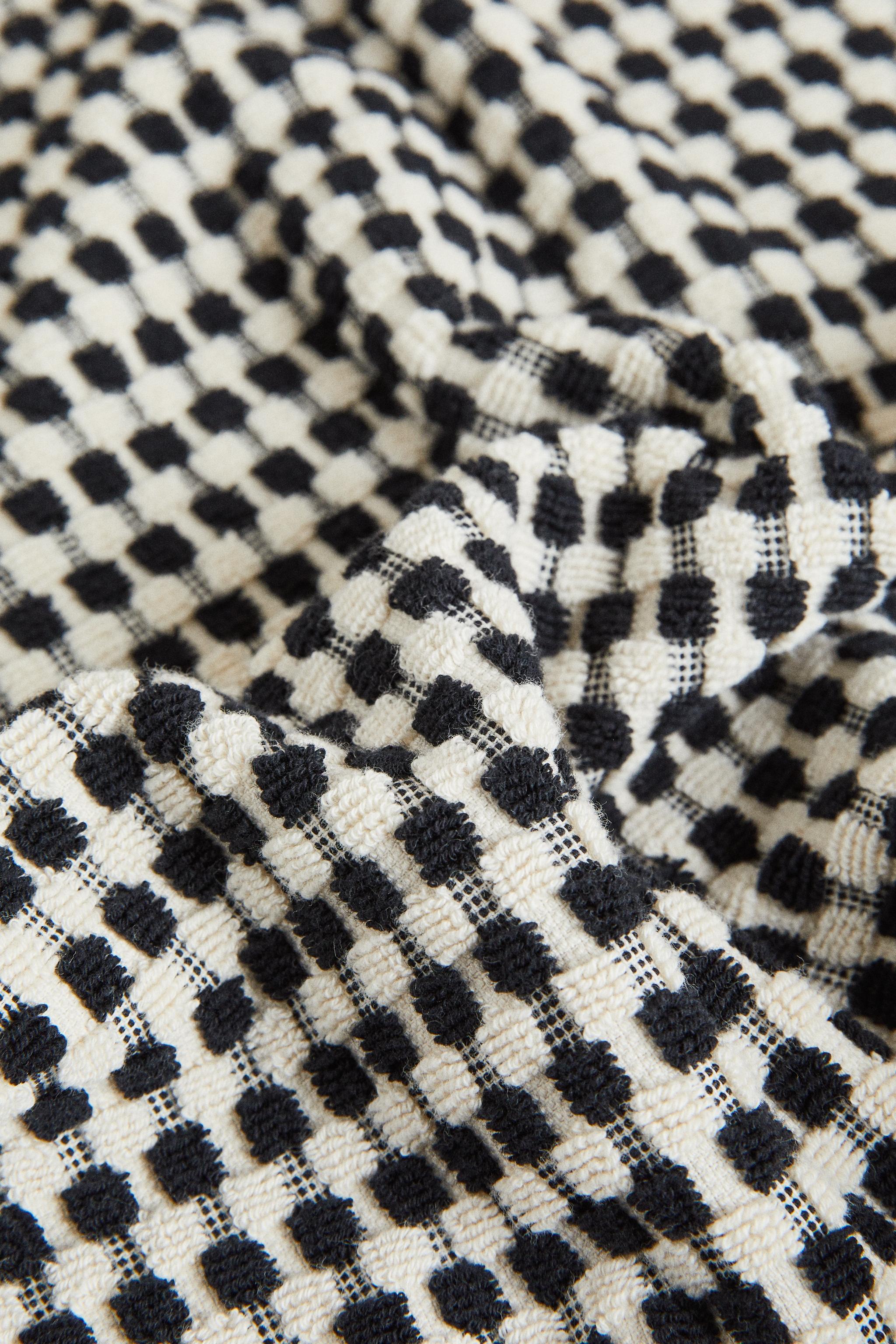 SERVIETTE DE BAIN COTON TEXTURÉ