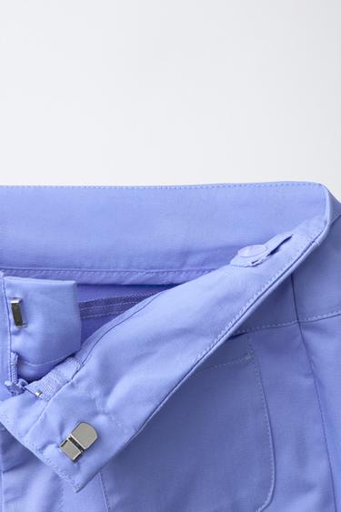 CAPRI TROUSERS WITH VENTS - Blue by Zara - Image 1