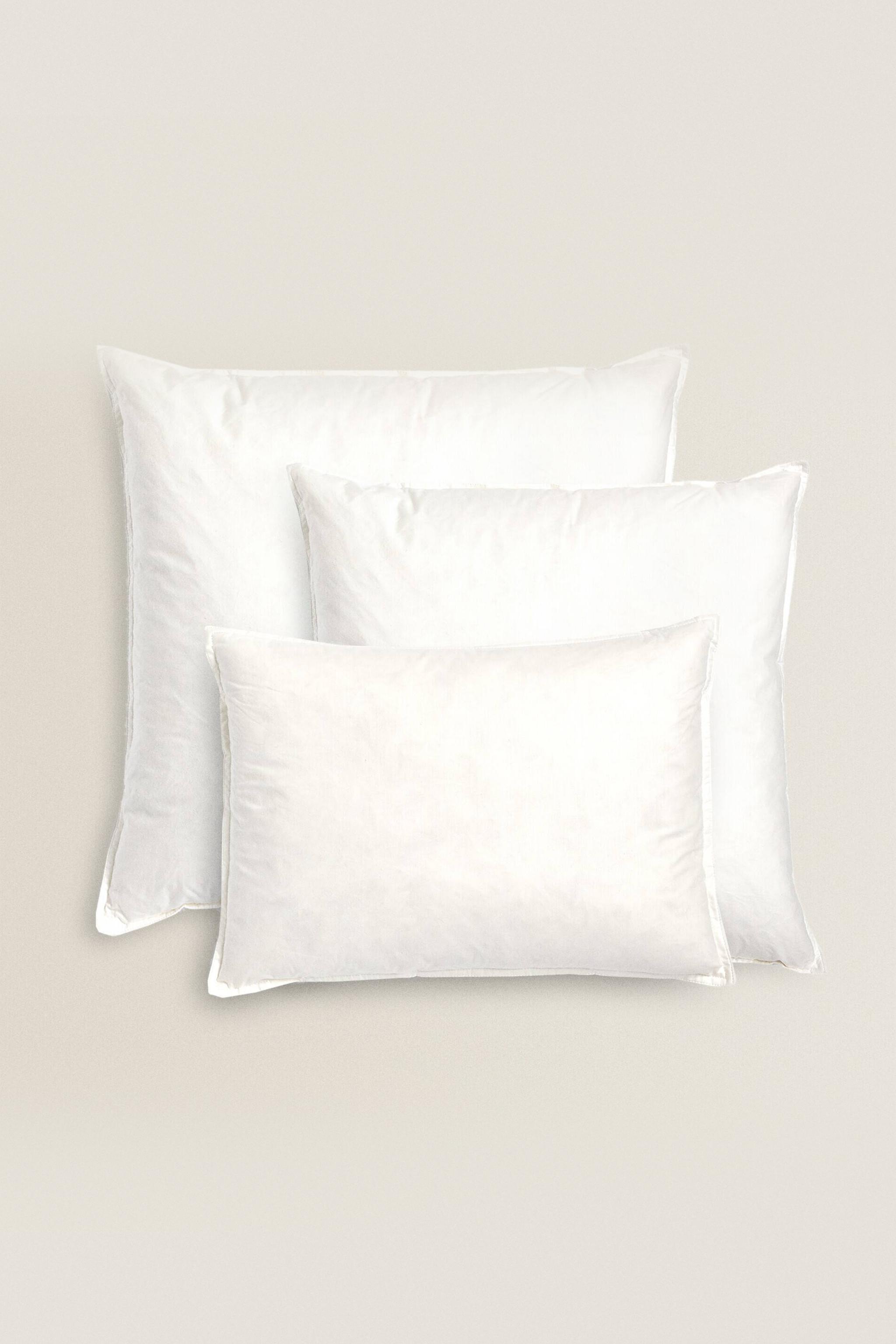 Feather cushion clearance filling