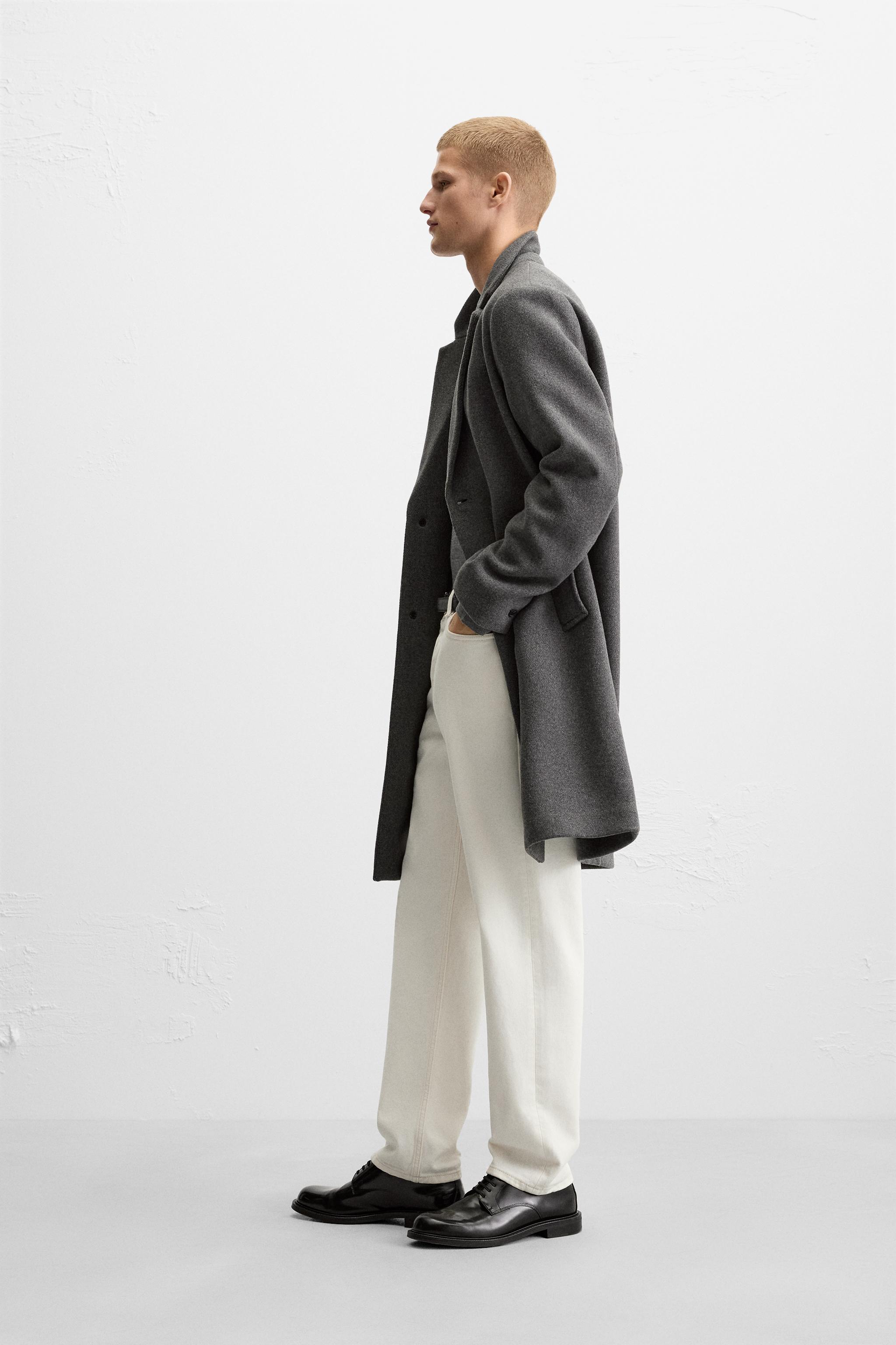 ウールブレンド コート - グレー | ZARA Japan / 日本