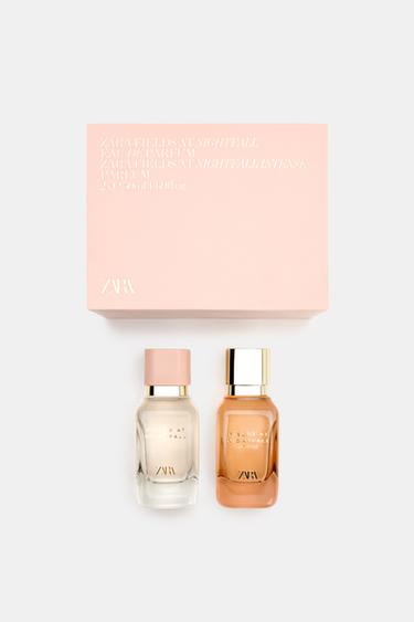FIELDS AT NIGHTFALL & INTENSE LIMITED EDITION EDP 2X50ML (1.7 FL. OZ). - TINTED LEATHER de Zara