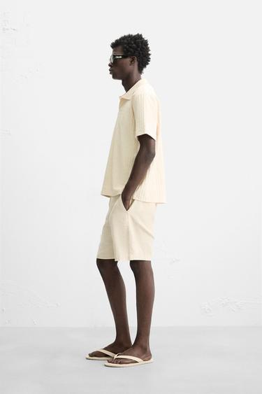 POLO STRUCTURÉ - Écru de Zara - Image 3