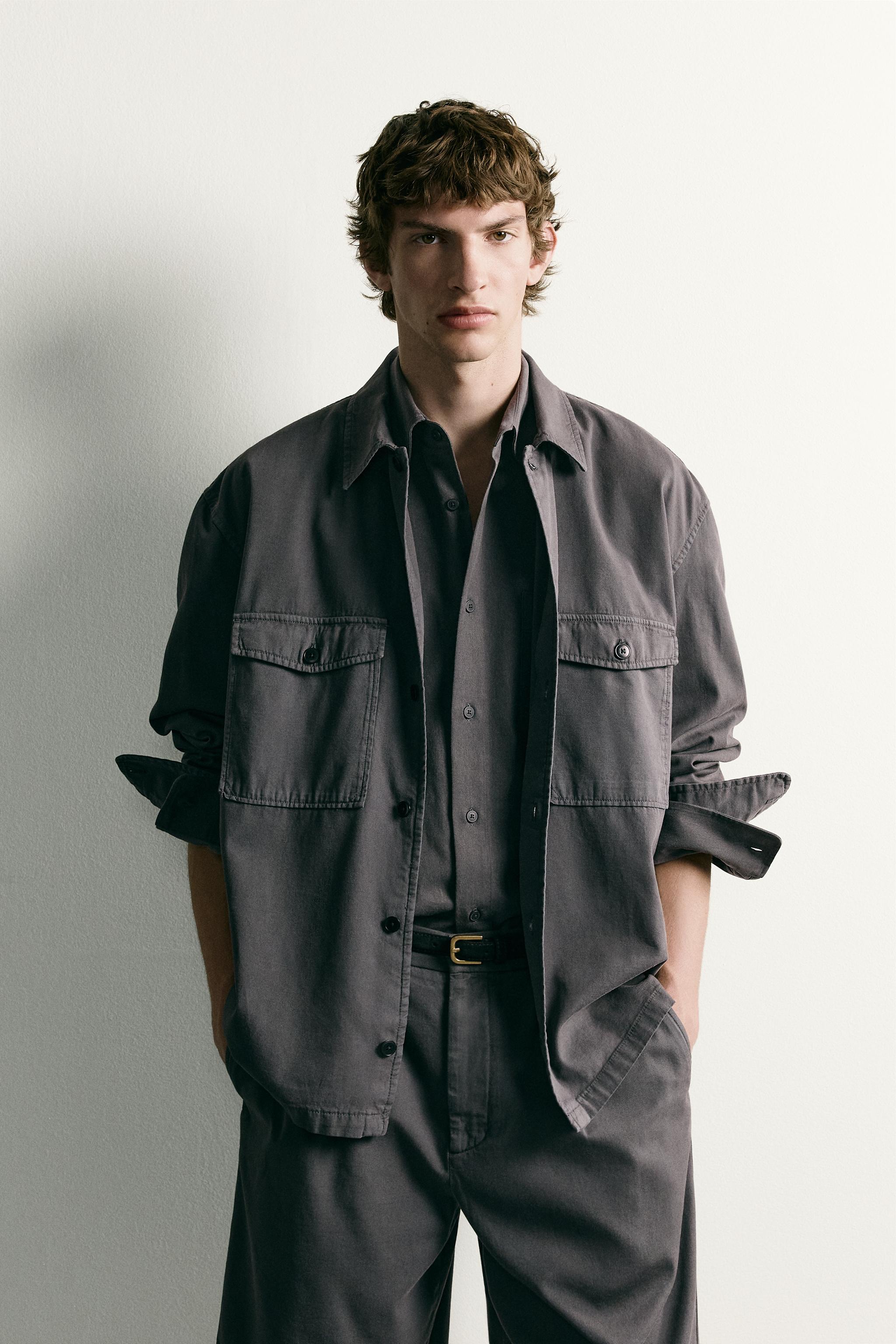 メンズオーバーシャツ | ZARA 日本