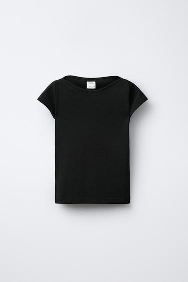 CAMISETA BÁSICA - Negro de Zara