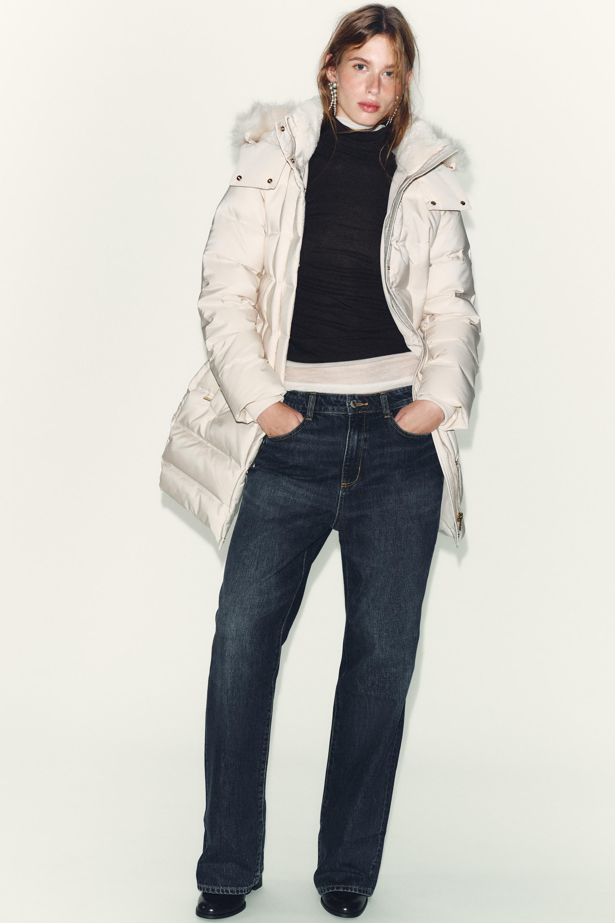 Veste Doudoune Noire ZARA – Taille XS (34/36/38) – Comme Neuve Sans étiquette