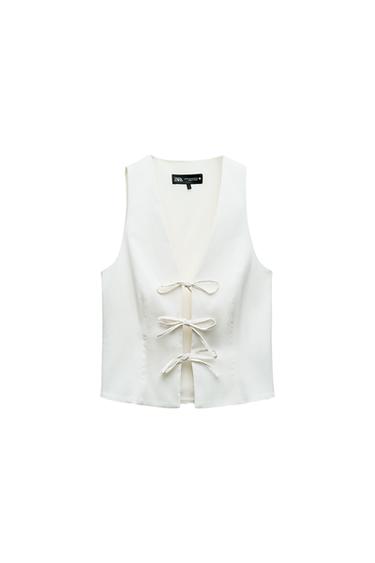 TIED STRETCH TOP