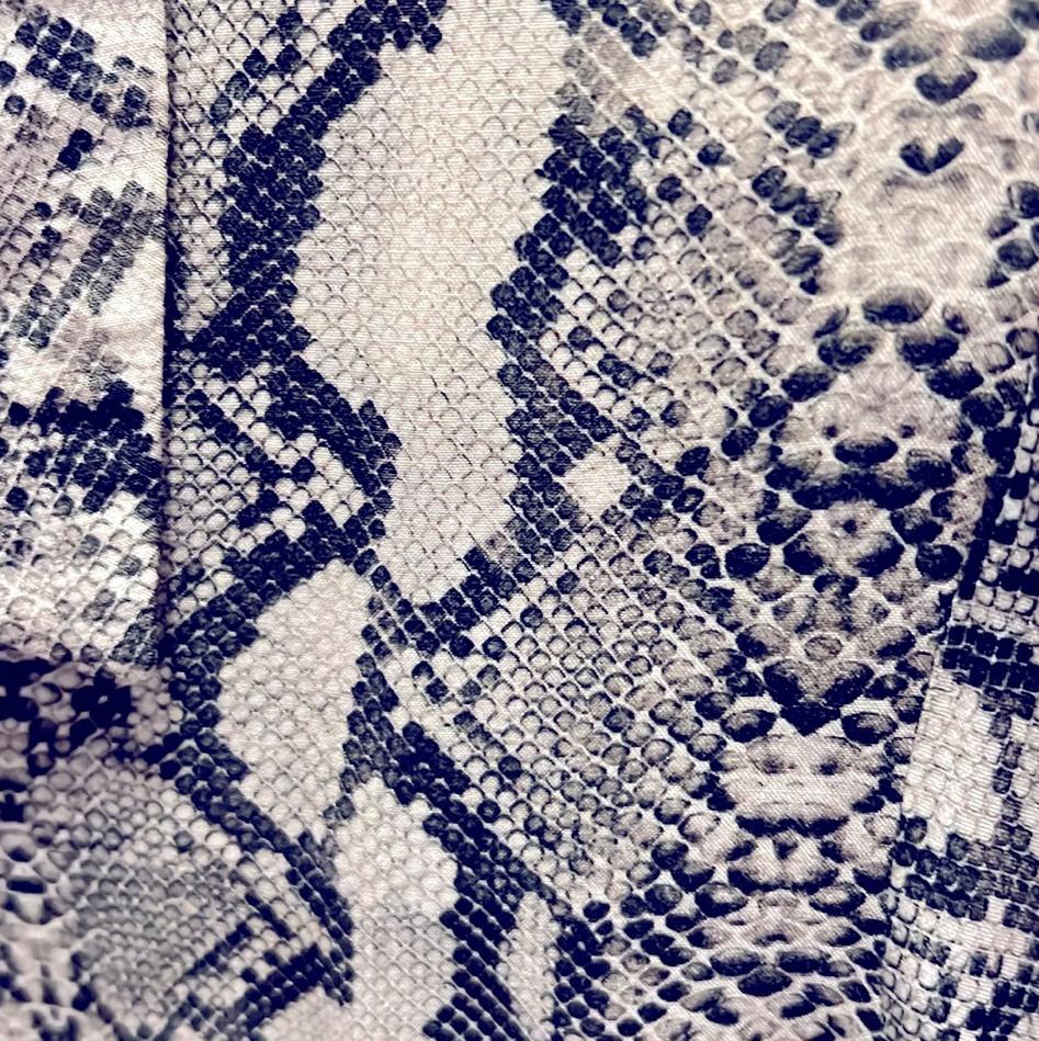 SNAKESKIN PRINT DRESS - Image 3