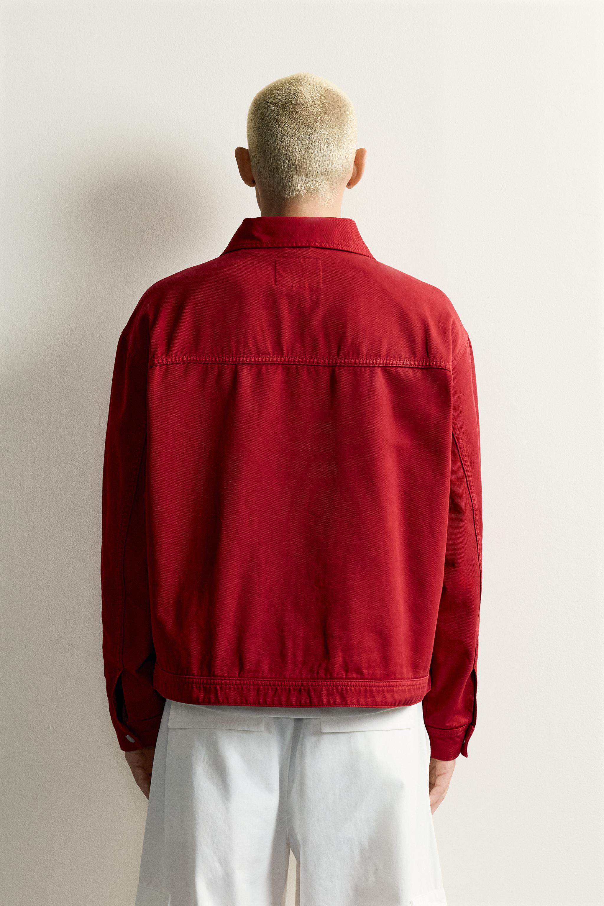 Мужские куртки Zara RELAXED FIT FIREMAN CLASP JACKET — фото 3